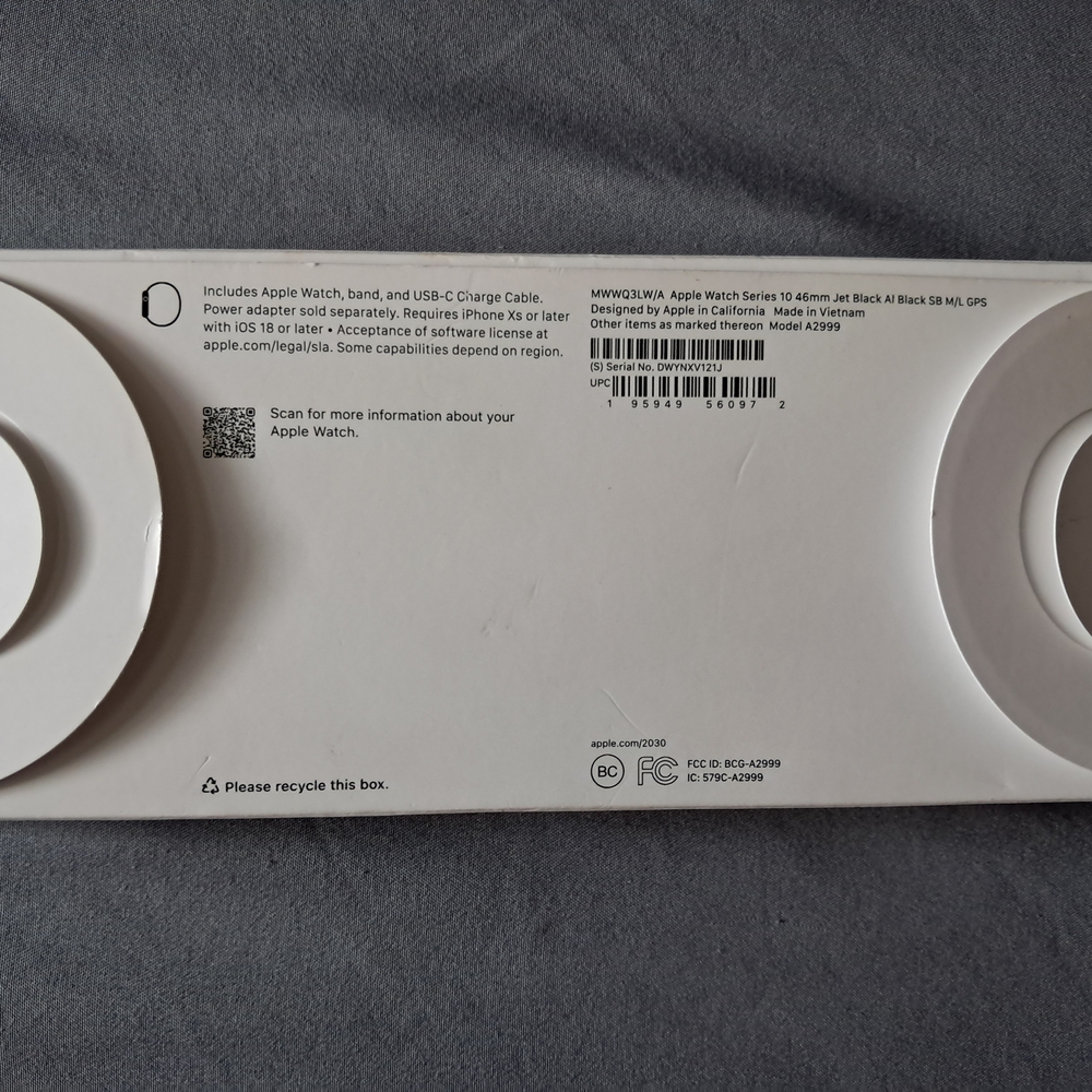 Apple Watch with Black Band - Picture 4 of 5